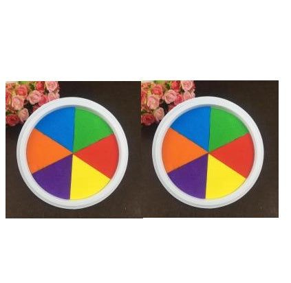 Fun Coloring Hands-On Learning Finger Print Mud Non-toxic Washable Pigment