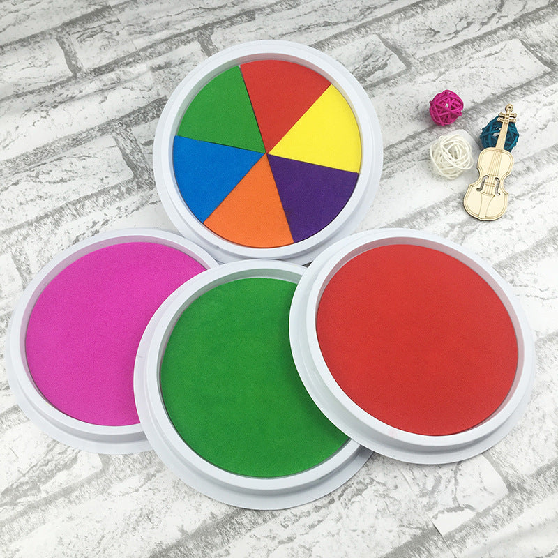Fun Coloring Hands-On Learning Finger Print Mud Non-toxic Washable Pigment