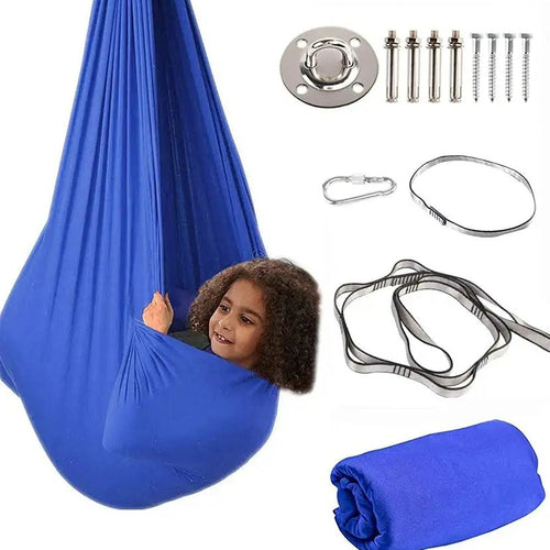 Proprioception & Vestibular Therapy Swing — OT-Recommended Indoor/Outdoor Sensory Swing for Kids with Autism, ADHD & Sensory Processing