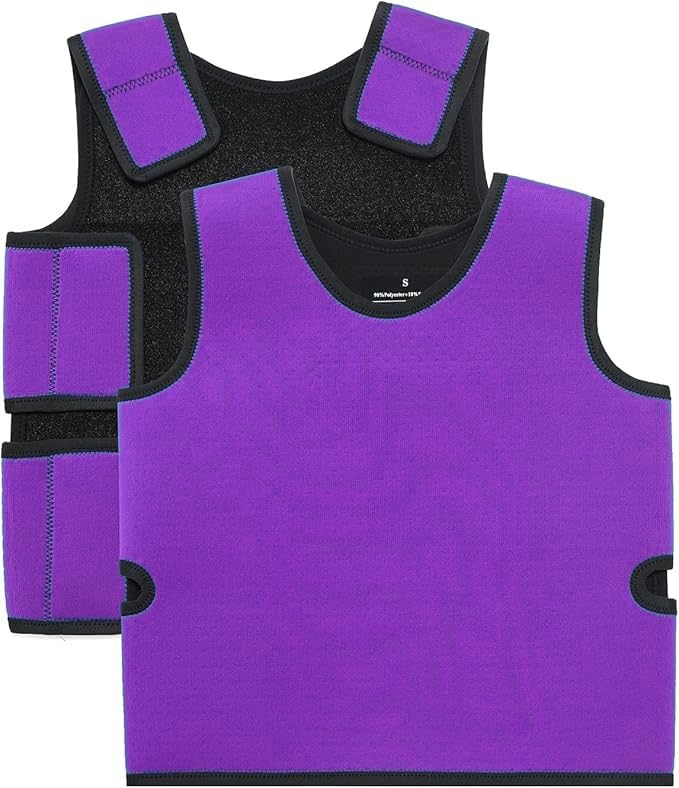 Sensory Compression Vest for Kids — Medium, Purple