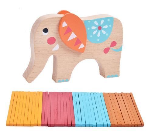 Colorful Balance Beam Wood Toy