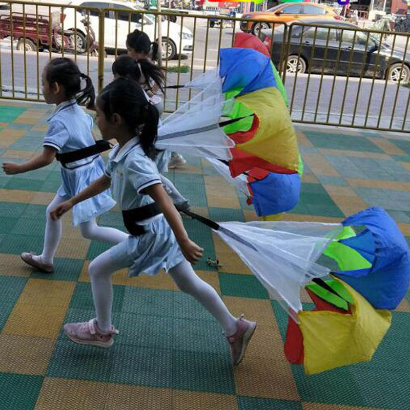 Children's Resistance Fun Run Training Parachute Wind Resistance