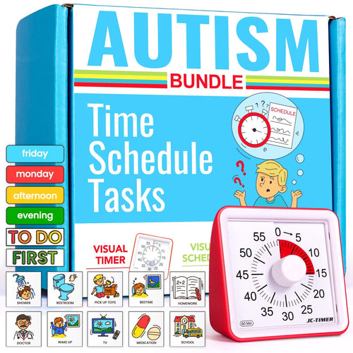 Visual Schedule for Autism — OT-Recommended Daily Routine & Task Cards for Kids with ADHD & Transition Anxiety