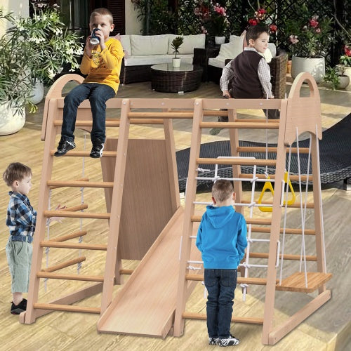 7-in-1 Indoor Jungle Gym for Kids, Ages 2–6