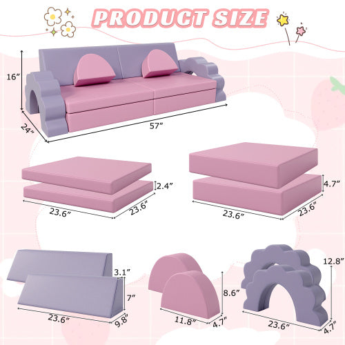 Foam Crash & Climb Couch — OT-Recommended 10-Piece Modular Set for Heavy Work & Deep Pressure