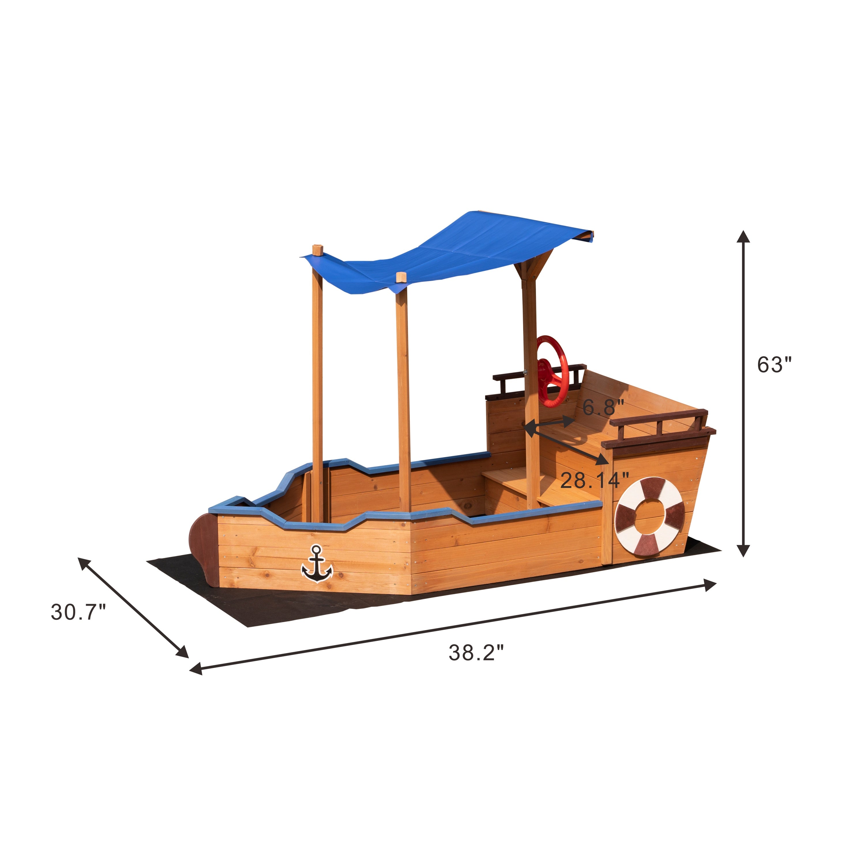 Wooden Sensory Sandbox with Storage Bench — OT-Recommended Tactile Station for Kids with Autism, ADHD & Sensory Needs