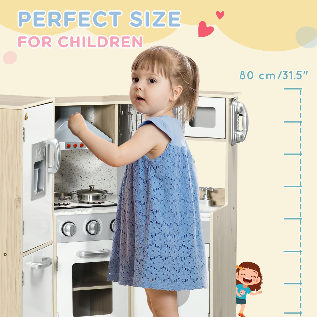 Little Chef's Corner Kids Play Kitchen