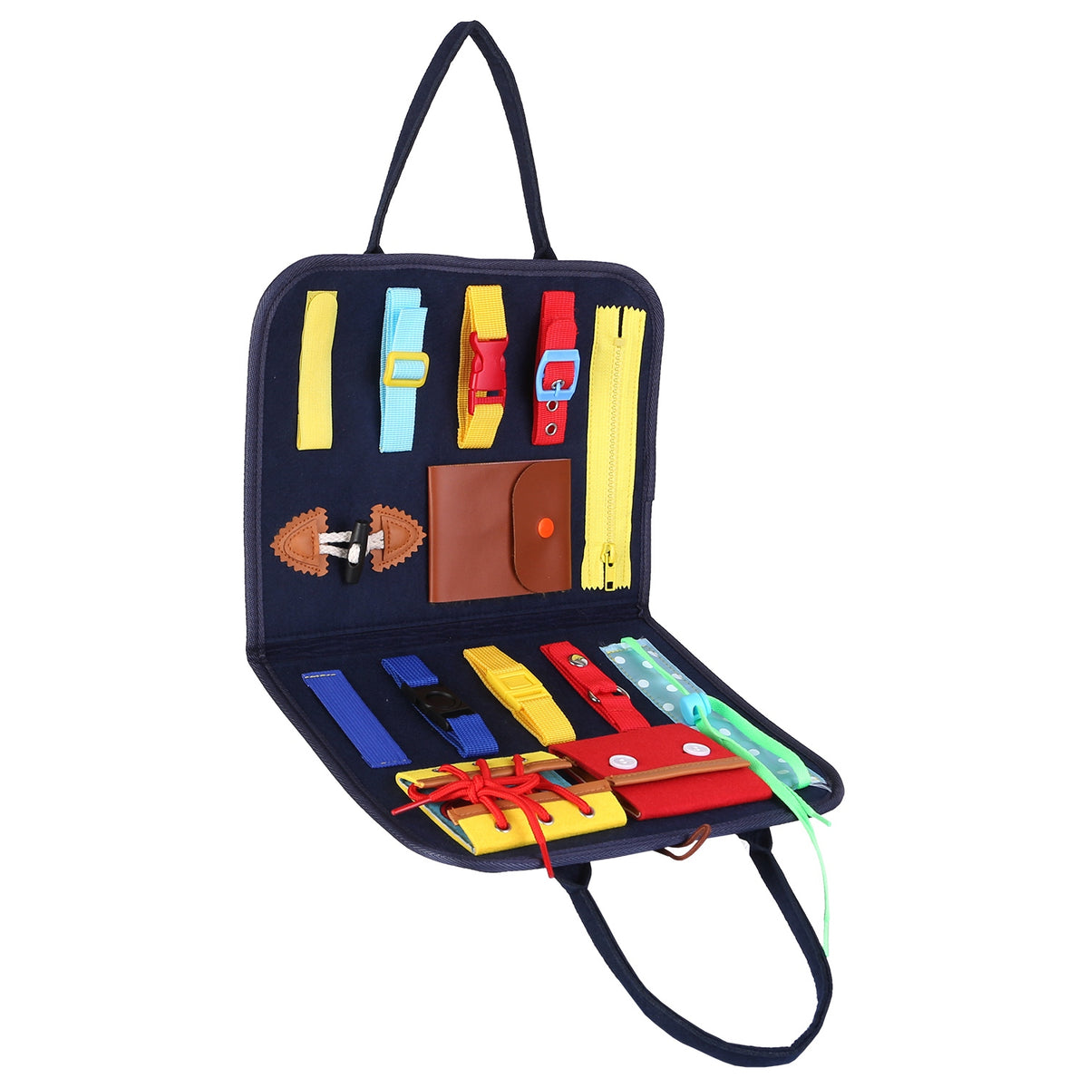 Kids Busy Board — Montessori Sensory Activity Board