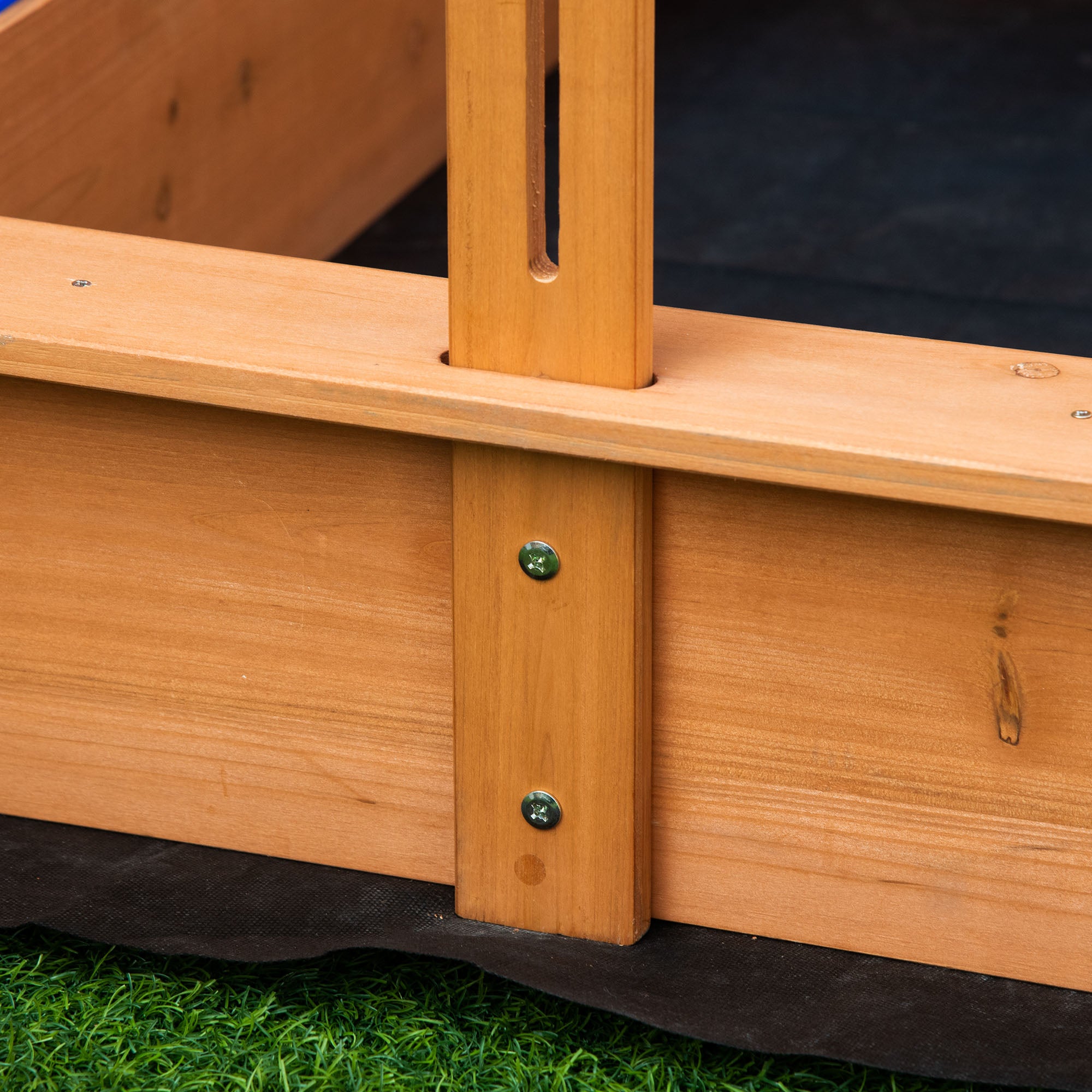 Wooden Sensory Sandbox — OT-Recommended Outdoor Tactile Play Station for Kids Ages 3–7
