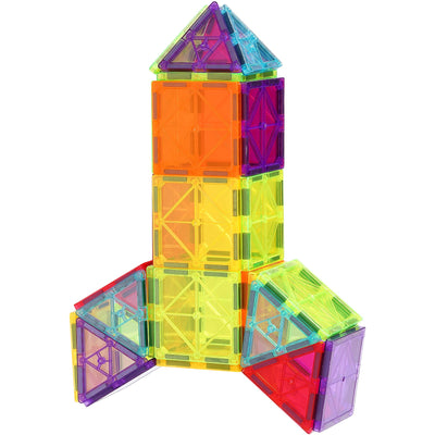 Magnetic Tiles Set (121 Pieces) OT-Approved Sensory-Motor Development
