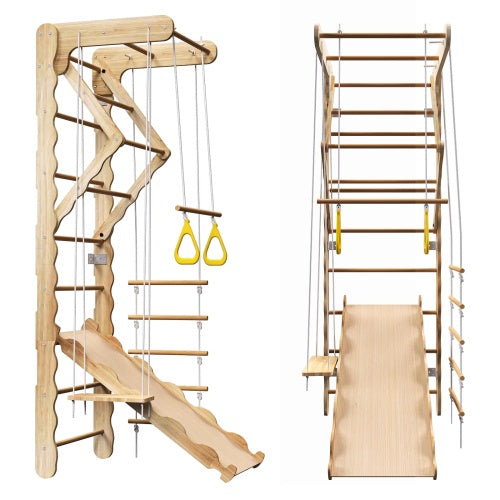 7-in-1 Montessori Indoor Climbing Gym for Kids, Ages 2–6