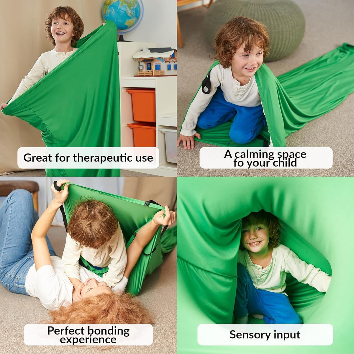 Sensory Compression Tunnel for Kids — Crawl & Push