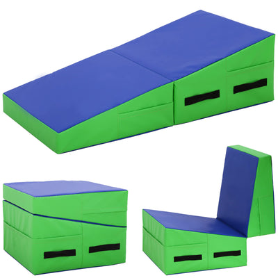 Cheese Wedge Balance Mat — OT-Recommended Foldable Sensory Gym Mat for Vestibular & Proprioceptive Play