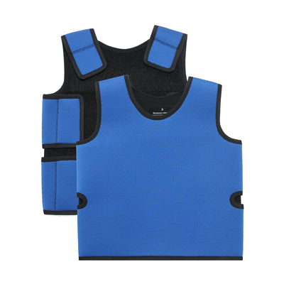 Sensory Compression Vest for Kids — OT-Recommended Deep Pressure Vest for Sensory Processing Disorder, Autism & ADHD (Small, Dark Blue)