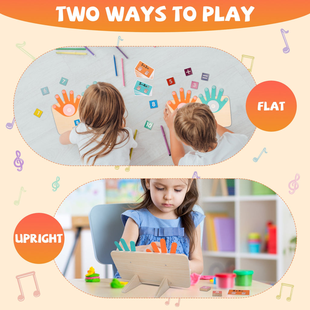 Talking Flash Cards And Finger Counting Math Board Interactive Learning Toys For Kids Aged Over 3  Number Alphabet Words Song Learning