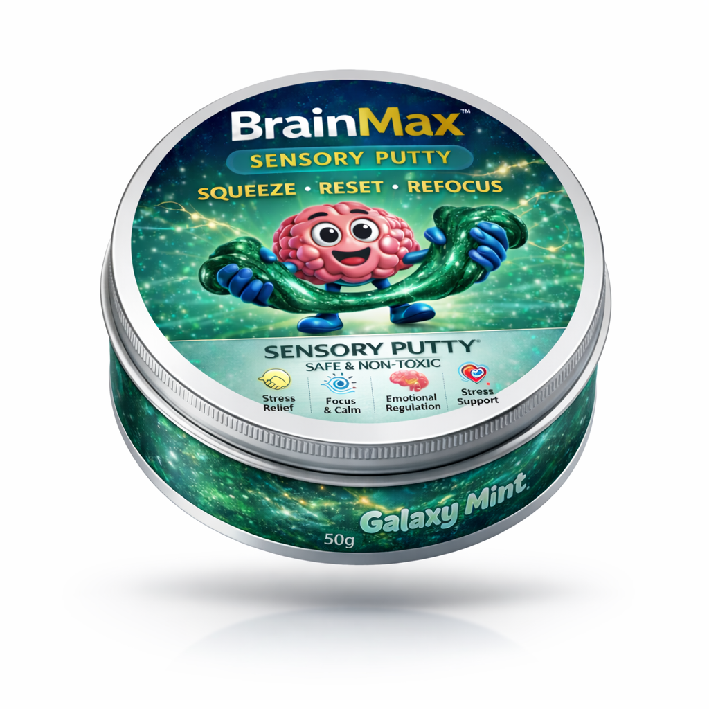 BrainMax Sensory Putty — OT-Recommended Therapy Putty for Kids with Sensory Processing, ADHD & Fine Motor Delays