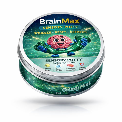 BrainMax Sensory Putty — OT-Recommended Therapy Putty for Kids with Sensory Processing, ADHD & Fine Motor Delays