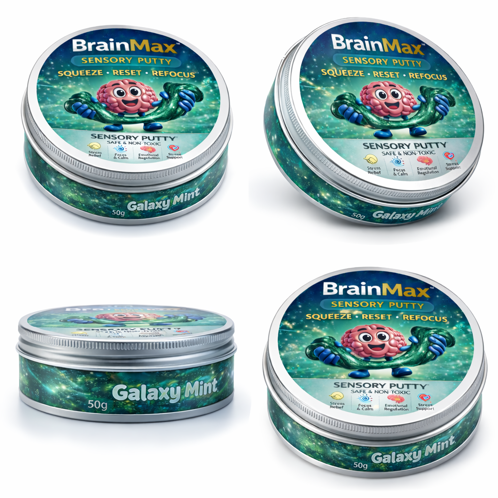 BrainMax Sensory Putty — OT-Recommended Therapy Putty for Kids with Sensory Processing, ADHD & Fine Motor Delays