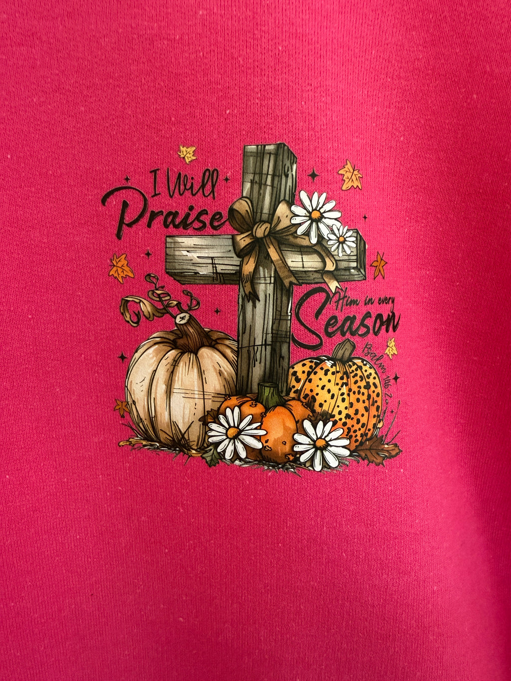 I Will Praise Him in Every Season Crewneck-Adult