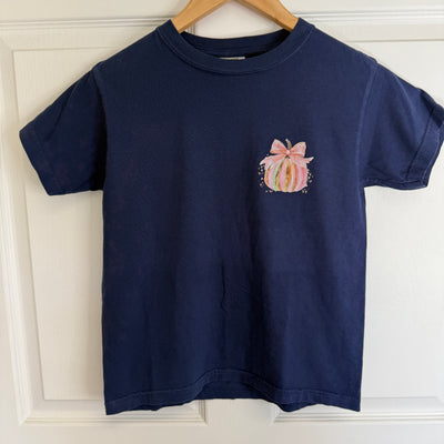Shimmering Pumpkin Tee- Adult