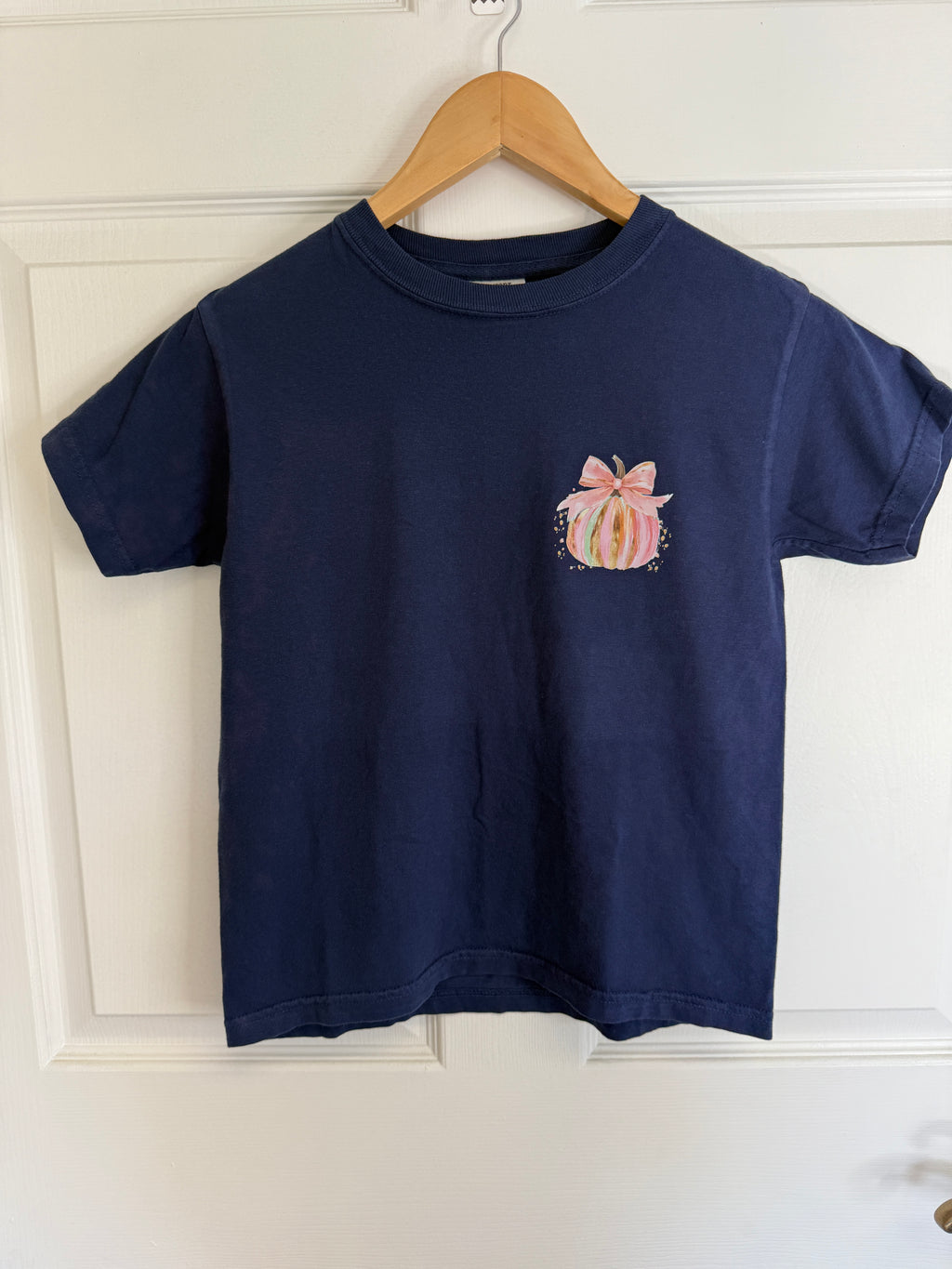 Shimmering Pumpkin Tee- Adult