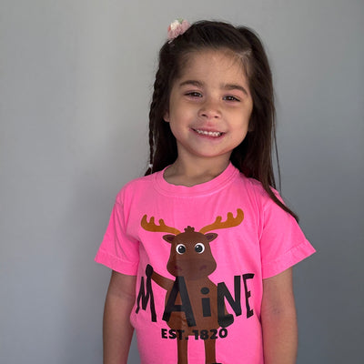 Children's Maine Moose + Black Bear Tee