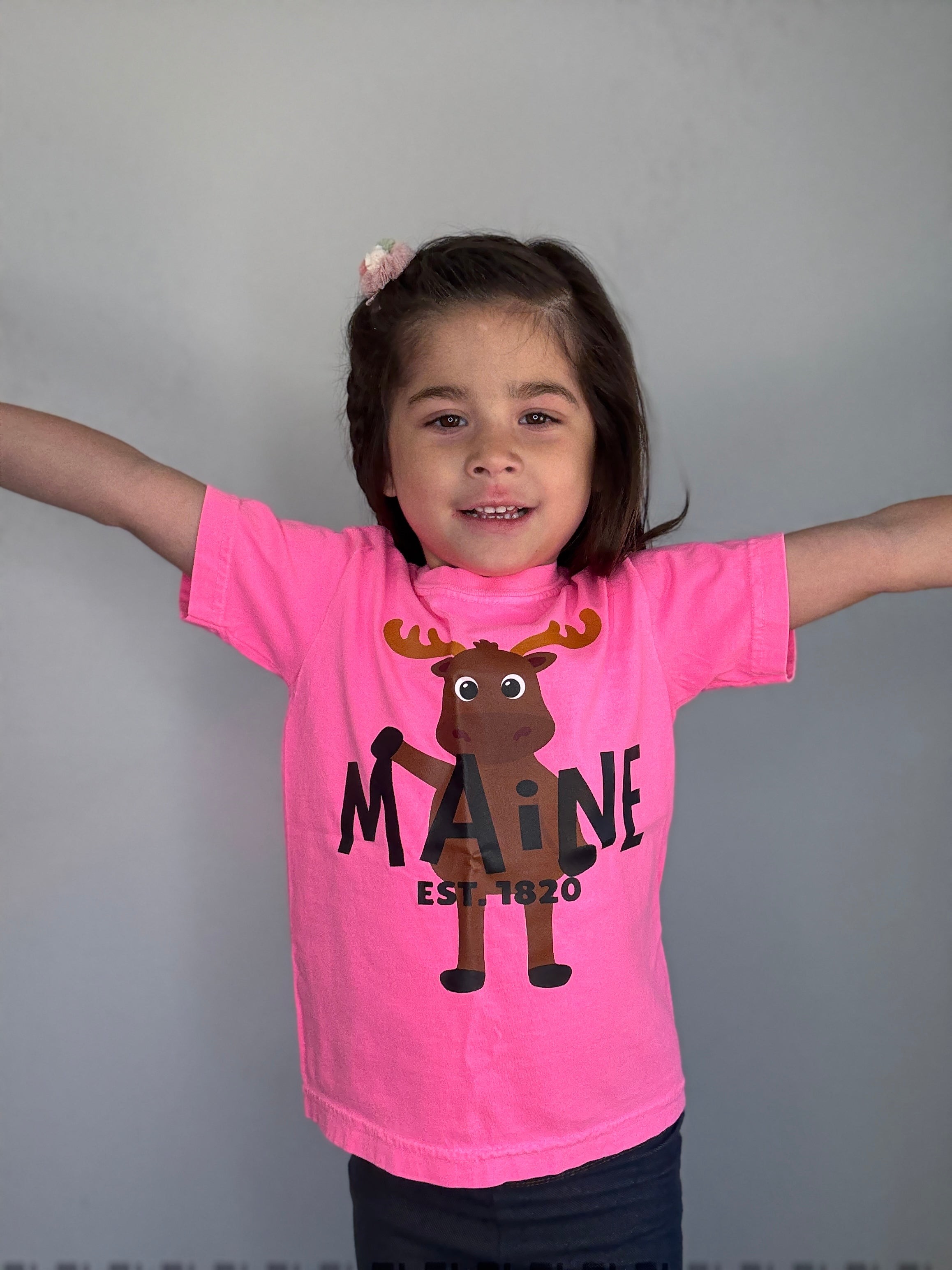 Children's Maine Moose + Black Bear Tee