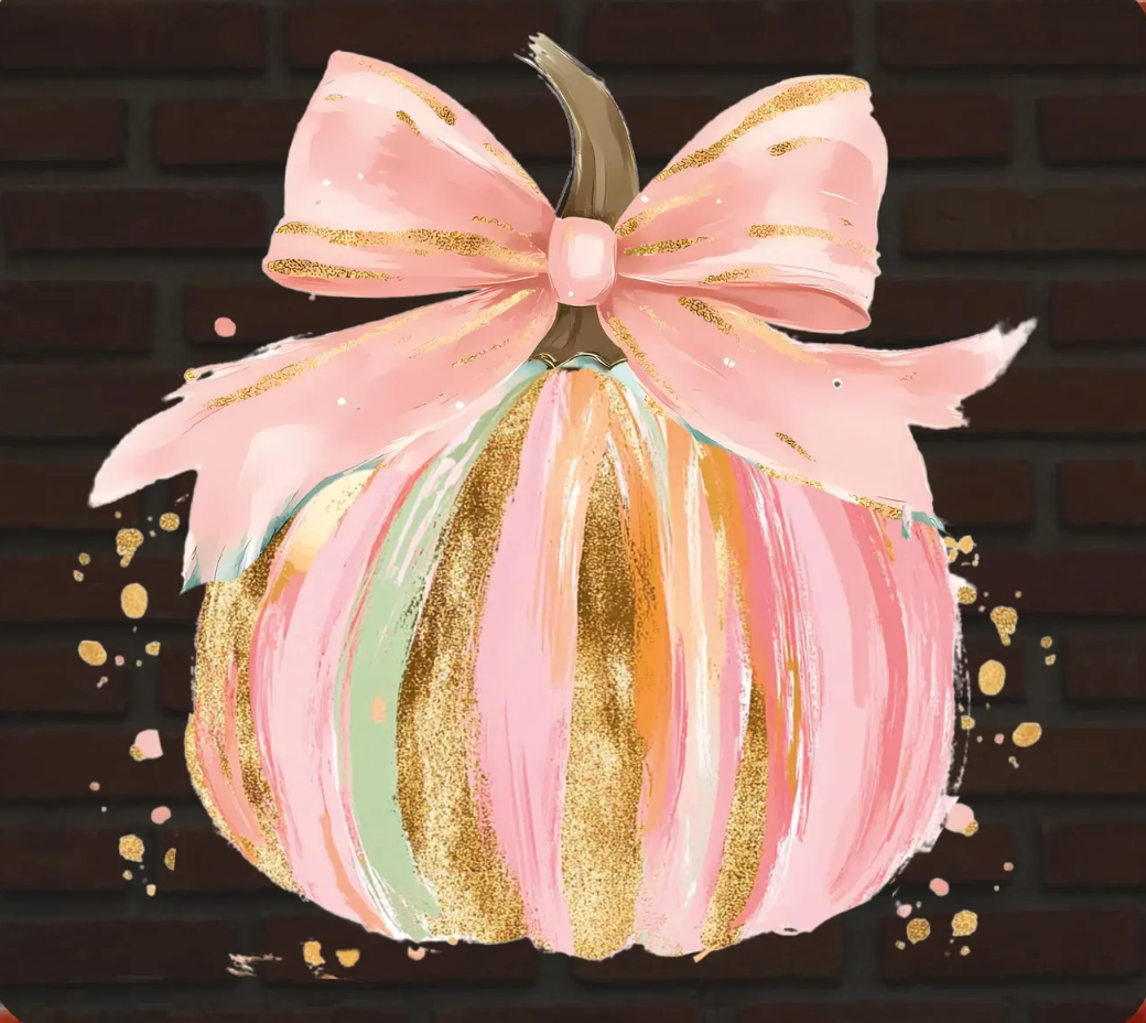 Shimmering Pumpkin Tee- Adult