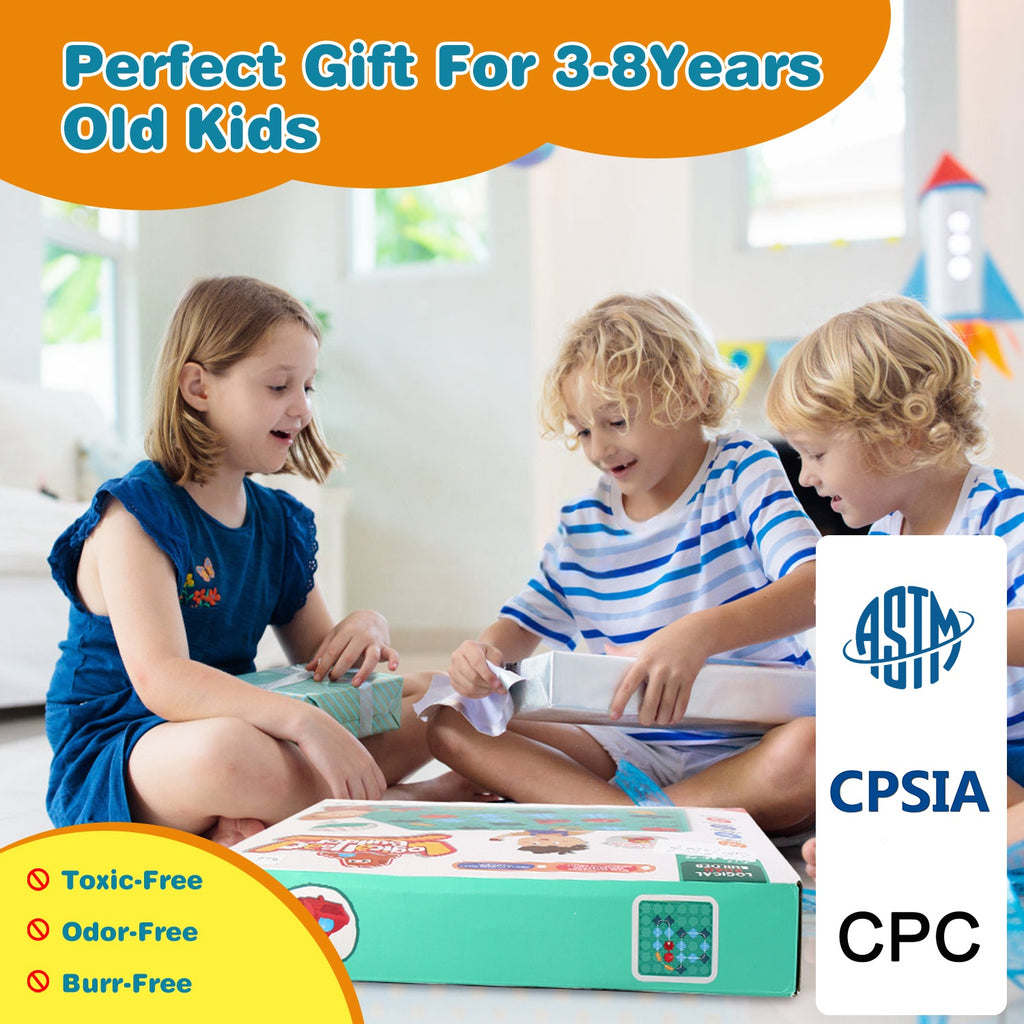 Build-A-Path: Logic Road Puzzle
STEM Problem-Solving Toy for Kids Ages 3–8