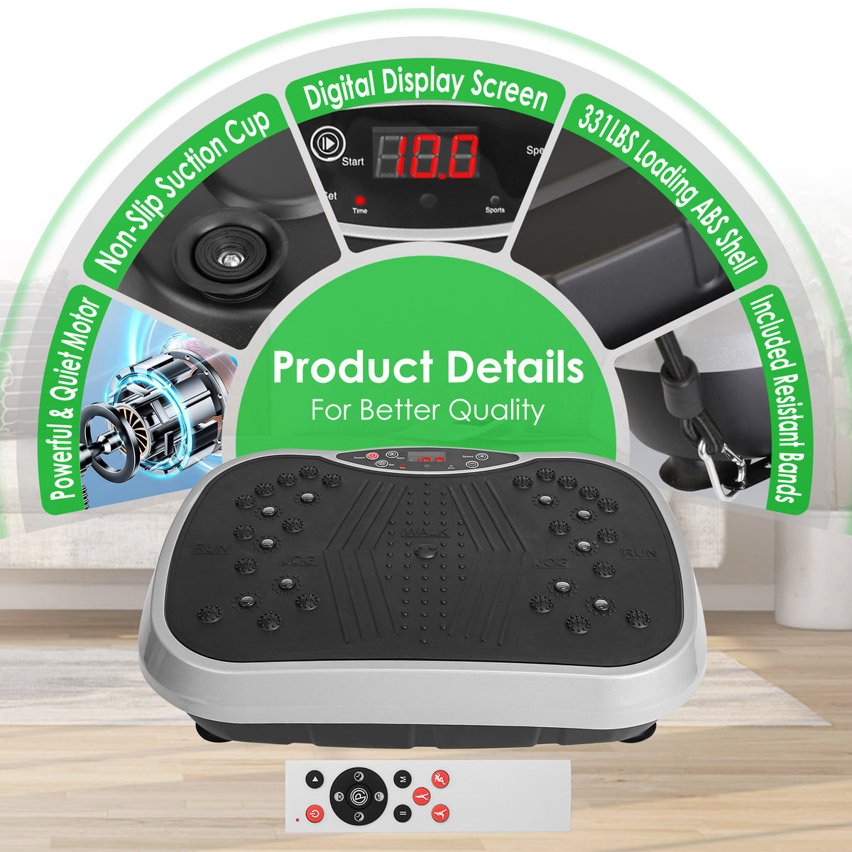 Whole-body sensory vibration platform with remote control — view 2