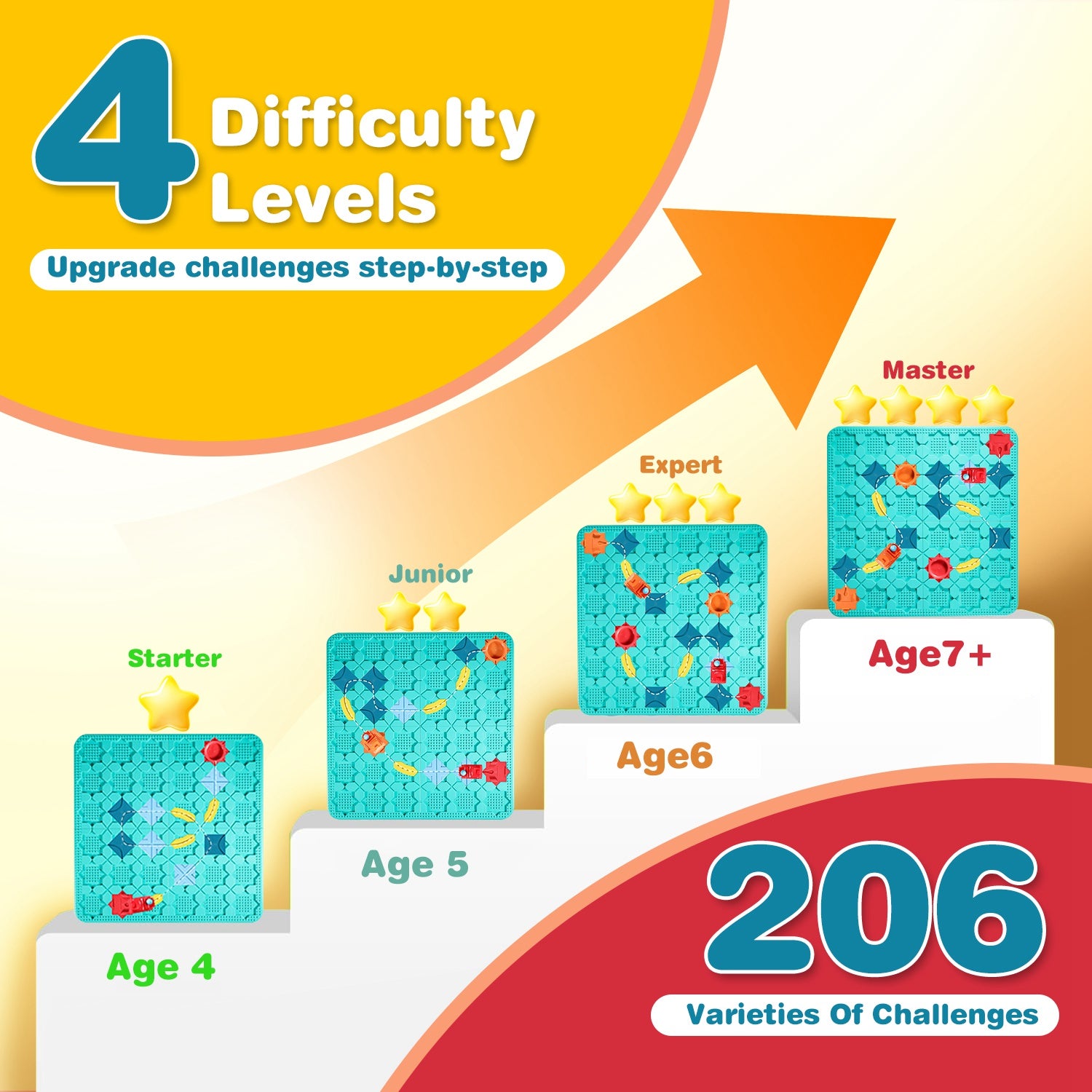 Build-A-Path: Logic Road Puzzle
STEM Problem-Solving Toy for Kids Ages 3–8