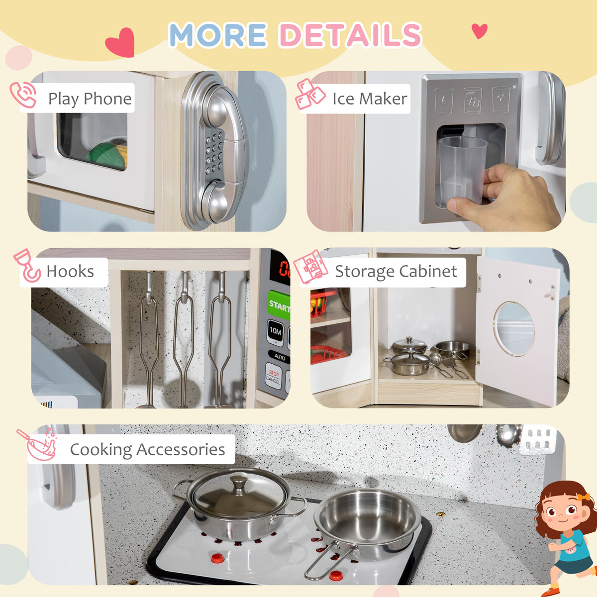 Little Chef's Corner Kids Play Kitchen