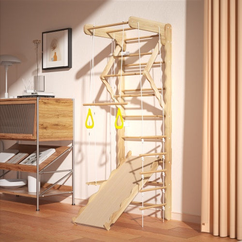 7-in-1 Montessori Indoor Climbing Gym for Kids, Ages 2–6