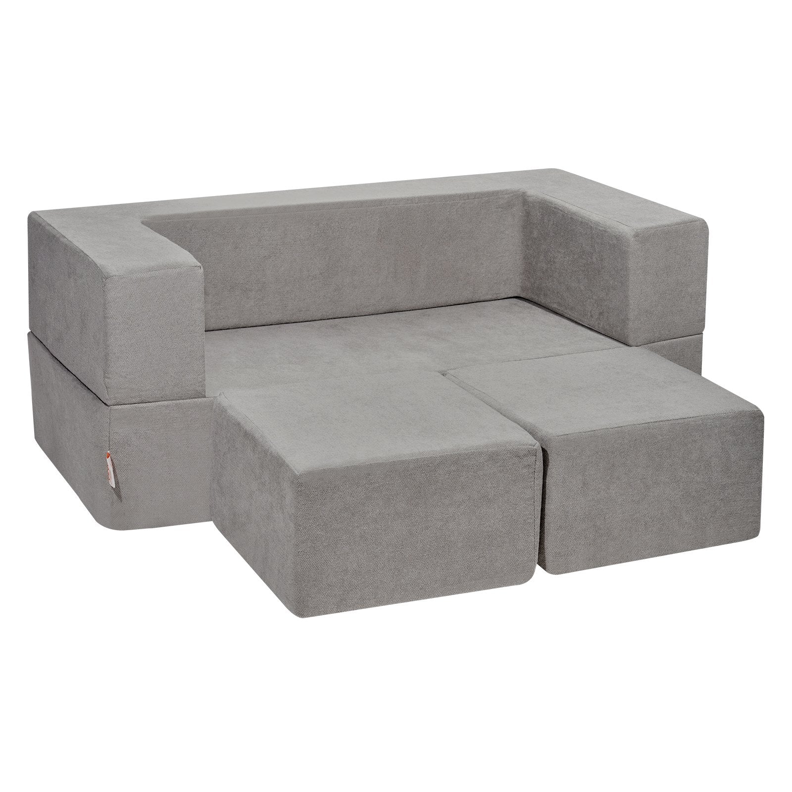 4-Piece Modular Kids Sectional for Sensory Input & Creative Building