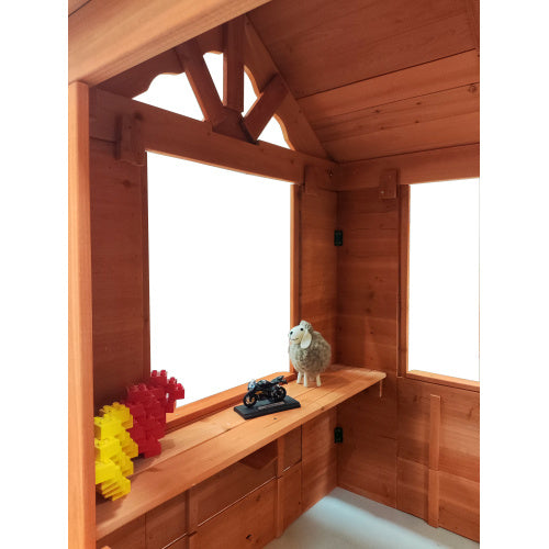 Children's Wooden Playhouse — OT-Recommended Compact Cottage for Imaginative Play & Backyard Starters