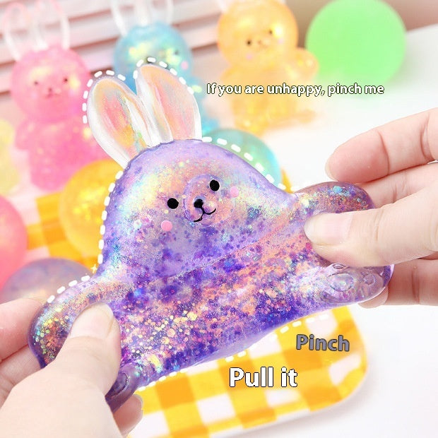 Stress Relief Fidget Cute Rabbit Squishy - Travel Friendly